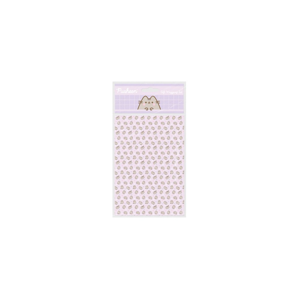 Grupo Erik Pusheen - Set Papier d'emballage cadeau - Multicolore